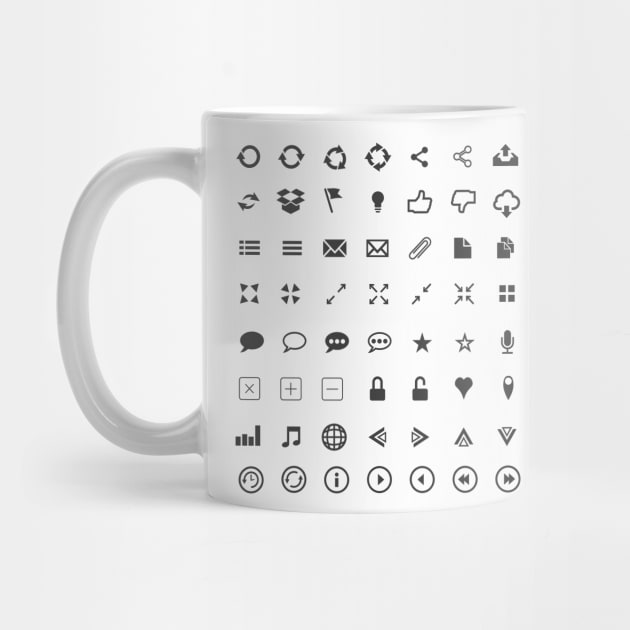 Web Social Media Icons by hobrath